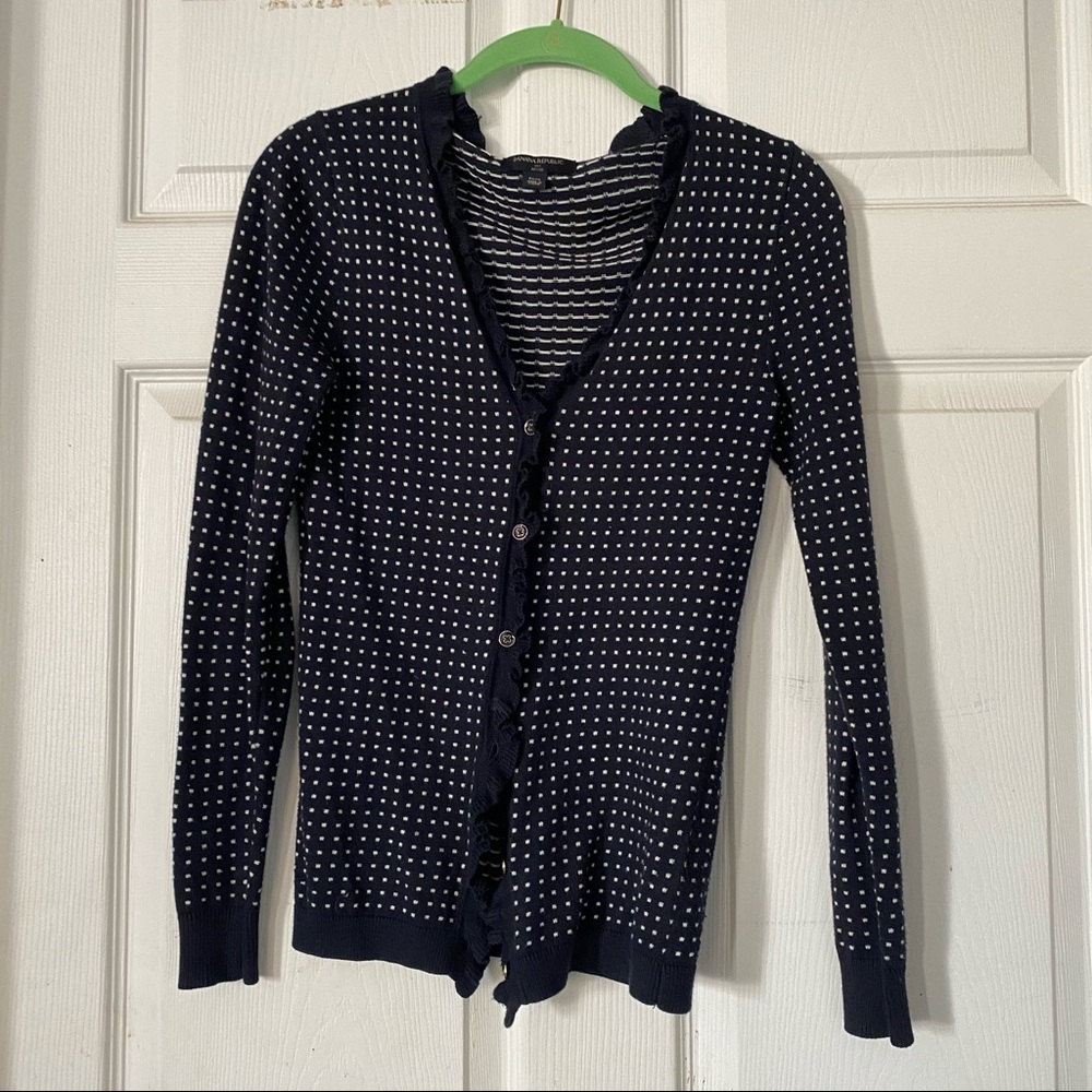 Navy Blue Cardigan- Banana Republic  XXS Petite